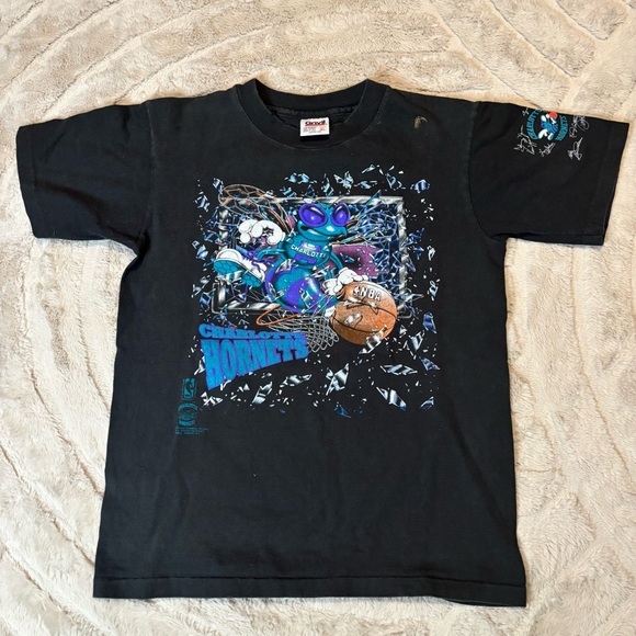Pro Player Other - Vintage 1992 Charlotte Hornets NBA Single Stitch Tee Made In USA Sz XS/S